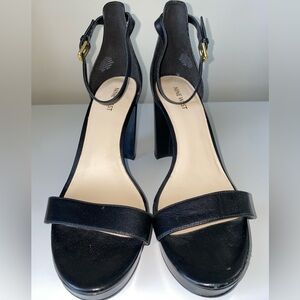Nine West Black Platform Heels